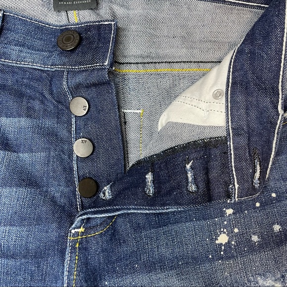 Armani Exchange Destroyed Bleach Jean - Picture 9 of 9